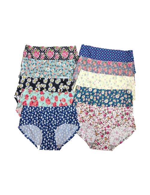 Fitora Women's Nylon Spandex Lace Bikini Panties Underwear 3 Pack