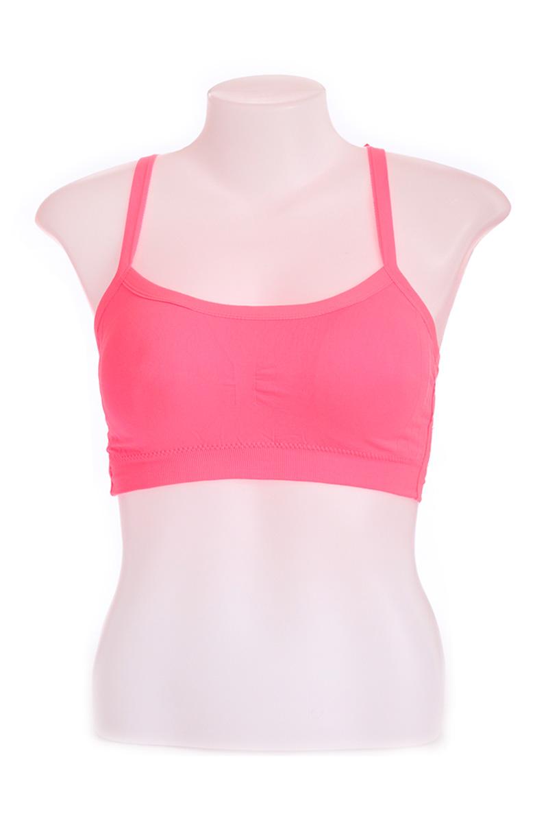 Zimisa Pink Lacy Back Cotton Sports Cage Bra Free Size Buy Bras Panties Nightwear Swimwear Sportswear Lingerie Online In Nepal