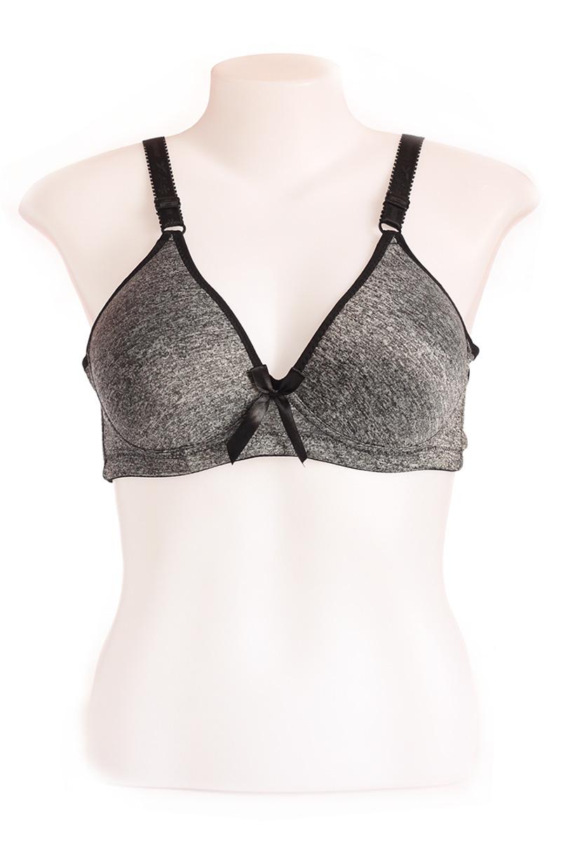 Zimisa, C-Cup Feather Printed Cotton Padded Plus size Bra