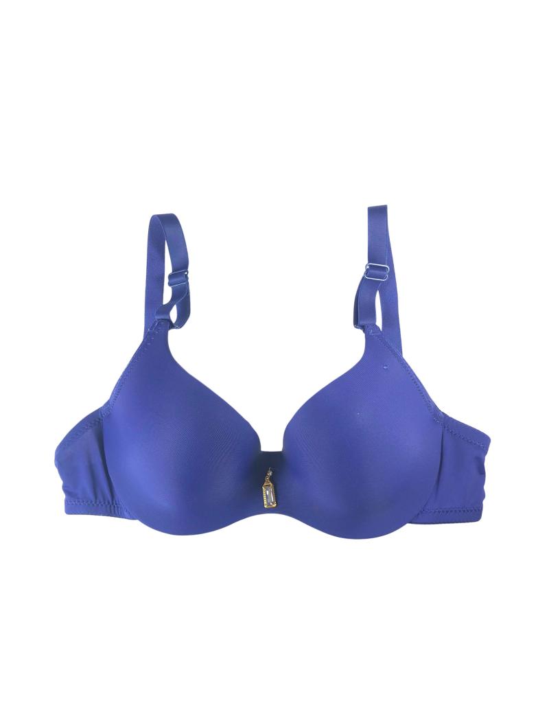  Women Push up Bra Cup Size of Underwear Gathered Lady Bra Thin Women  Breast Pair Plus Medium Bra (Blue, 48) : Clothing, Shoes & Jewelry